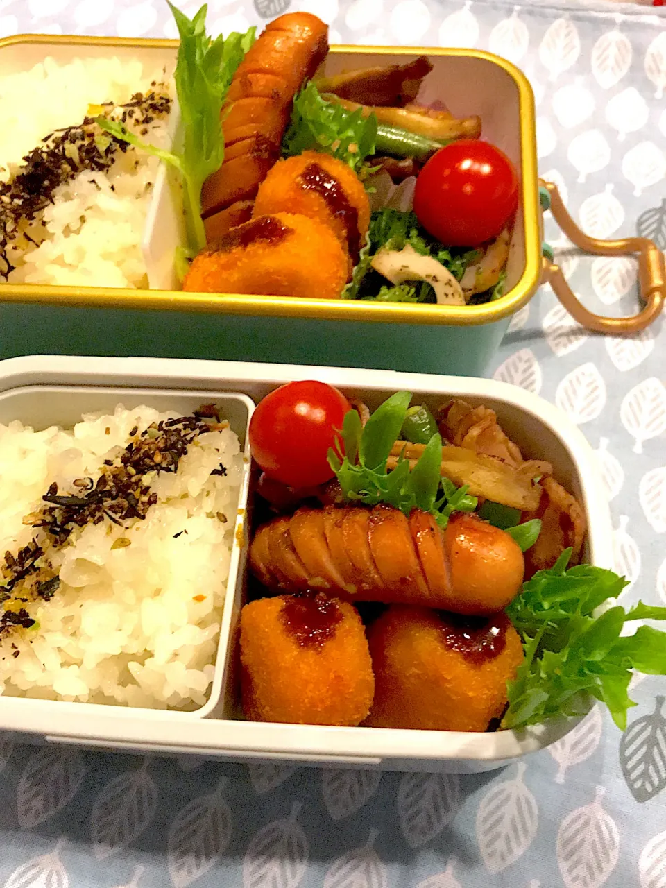 2022.2.9  ＊今日のお弁当＊舞茸とベーコンのバター醤油炒め＊|rinrin*mama*さん