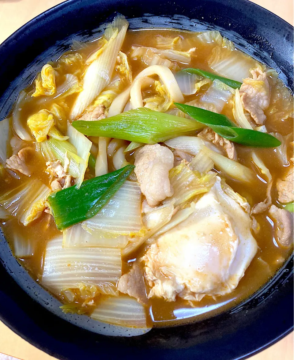 単身赴任中の男飯(カレーうどん)|おおもりの星さん