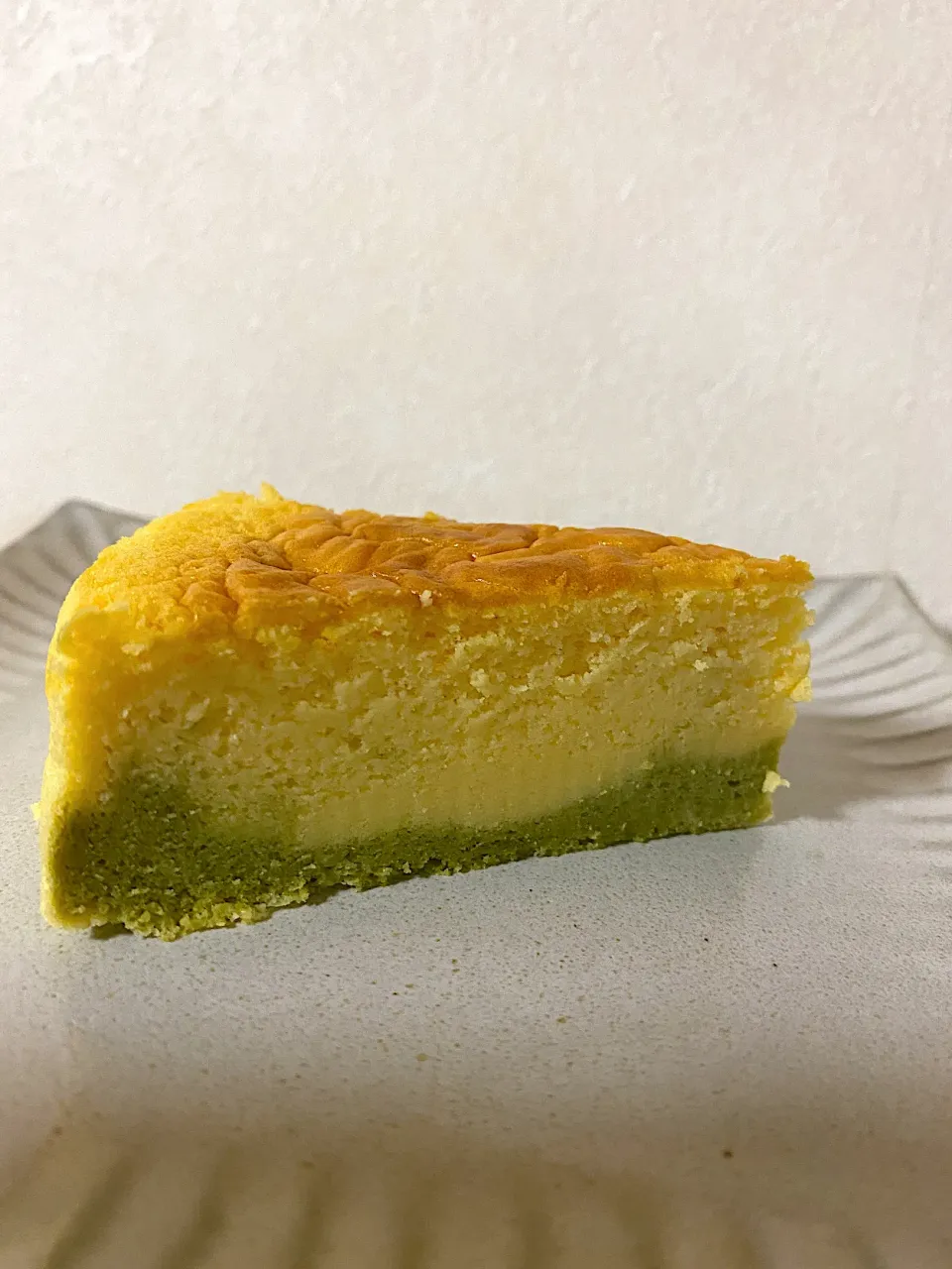 青汁粉末を使った抹茶風チーズケーキ#チーズケーキ#抹茶のチーズケーキ#青汁#青汁粉末#|さ〜さん