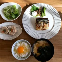 Snapdishの料理写真:鯖の塩焼き|いちごさん