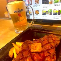 Snapdishの料理写真:ステーキガスト熟成赤身ロース|Kouji Moriyamaさん