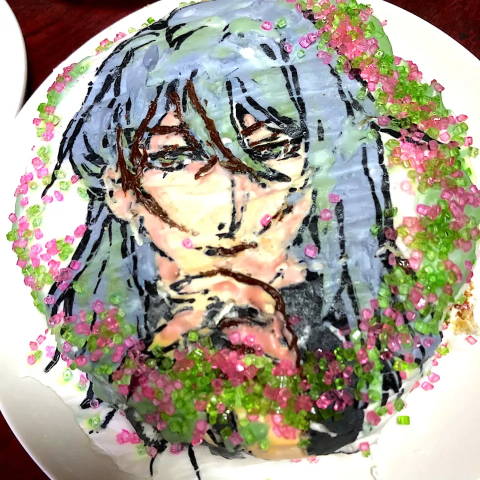 Snapdishの料理写真:キャラケーキ🎂|ぎんぎんさん