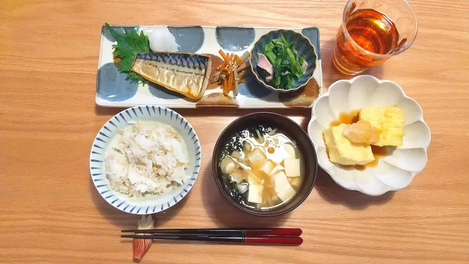 塩鯖定食|みんさん