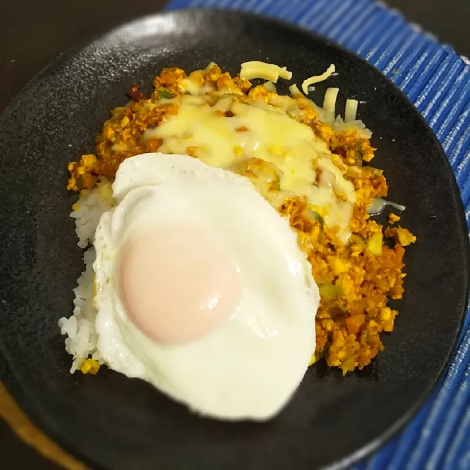 お豆腐と残り野菜のドライカレー|setuさん