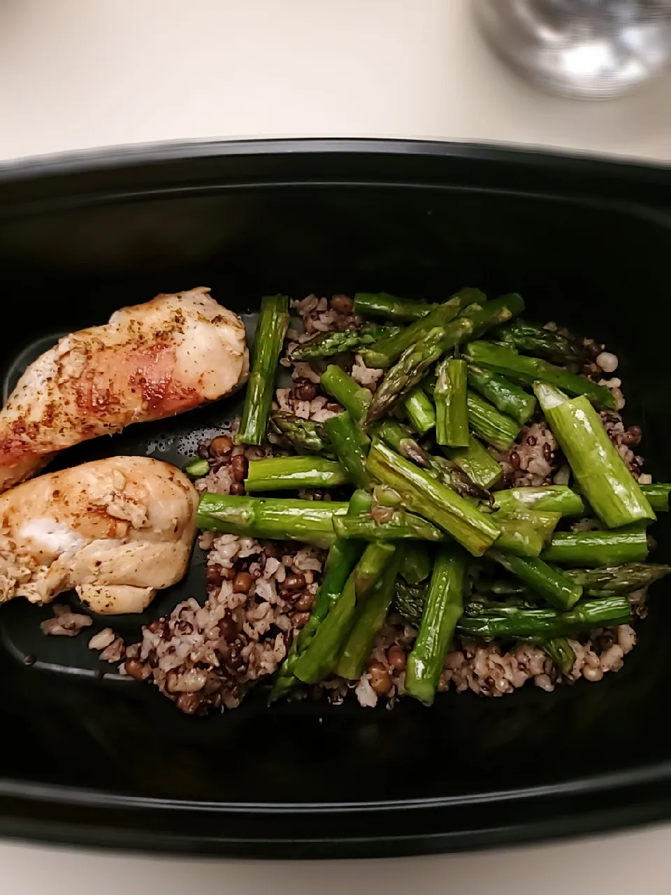 Chicken Tenderloins, Ancient Grains, Asparagus.|Ashさん