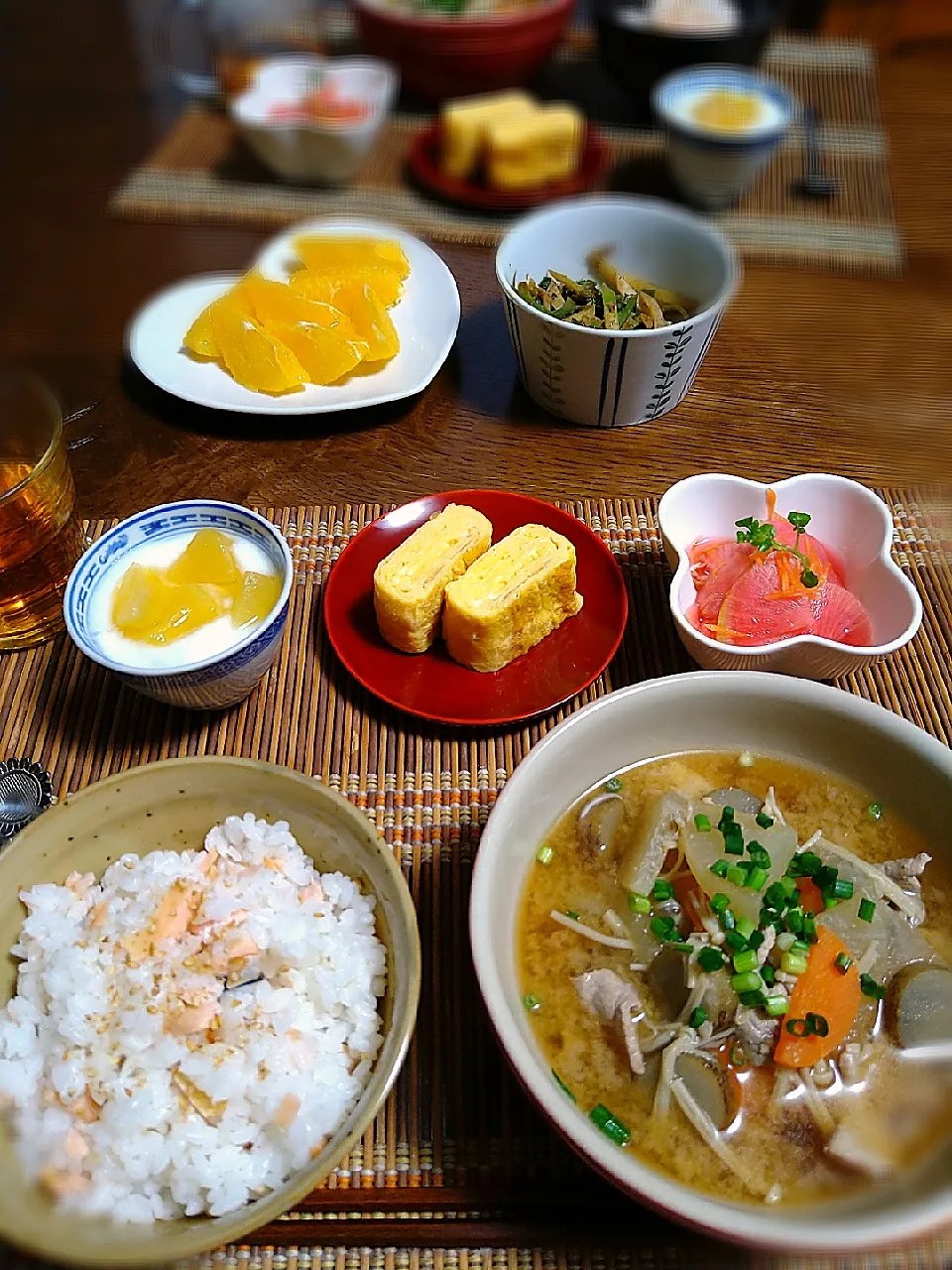 朝ごはん🌄！|まめころさん