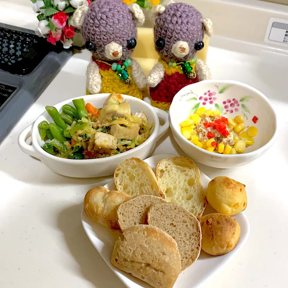 Snapdishの料理写真:お昼ごぱん（╹◡╹）|chagashiさん