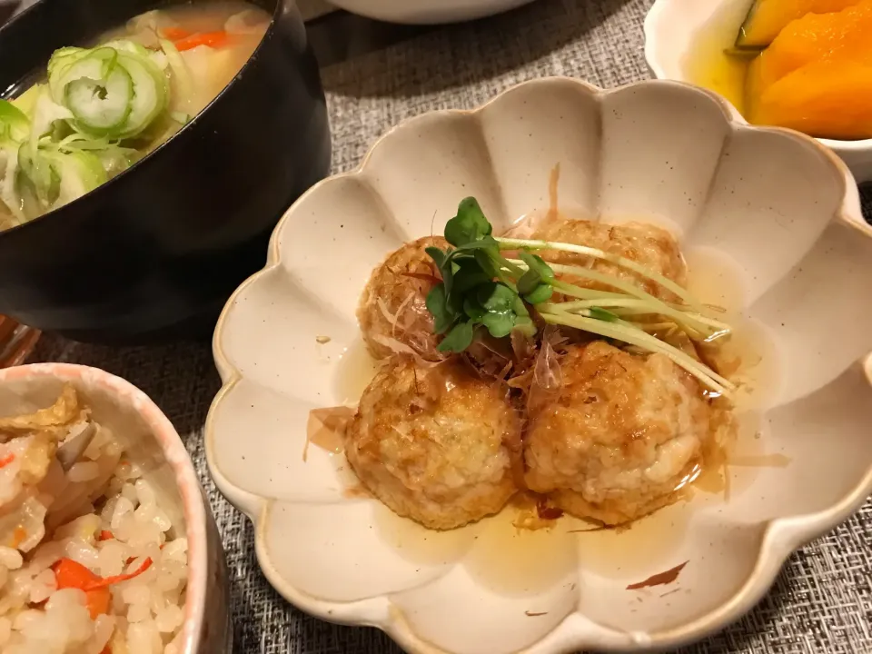 ナガマンさんの料理 出汁たこ焼き🐙|まなまな♡さん