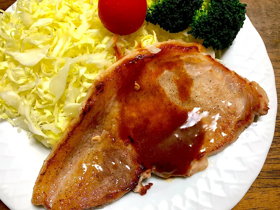 ポークステーキ♪ケイジャンソース|ひだまり農園さん
