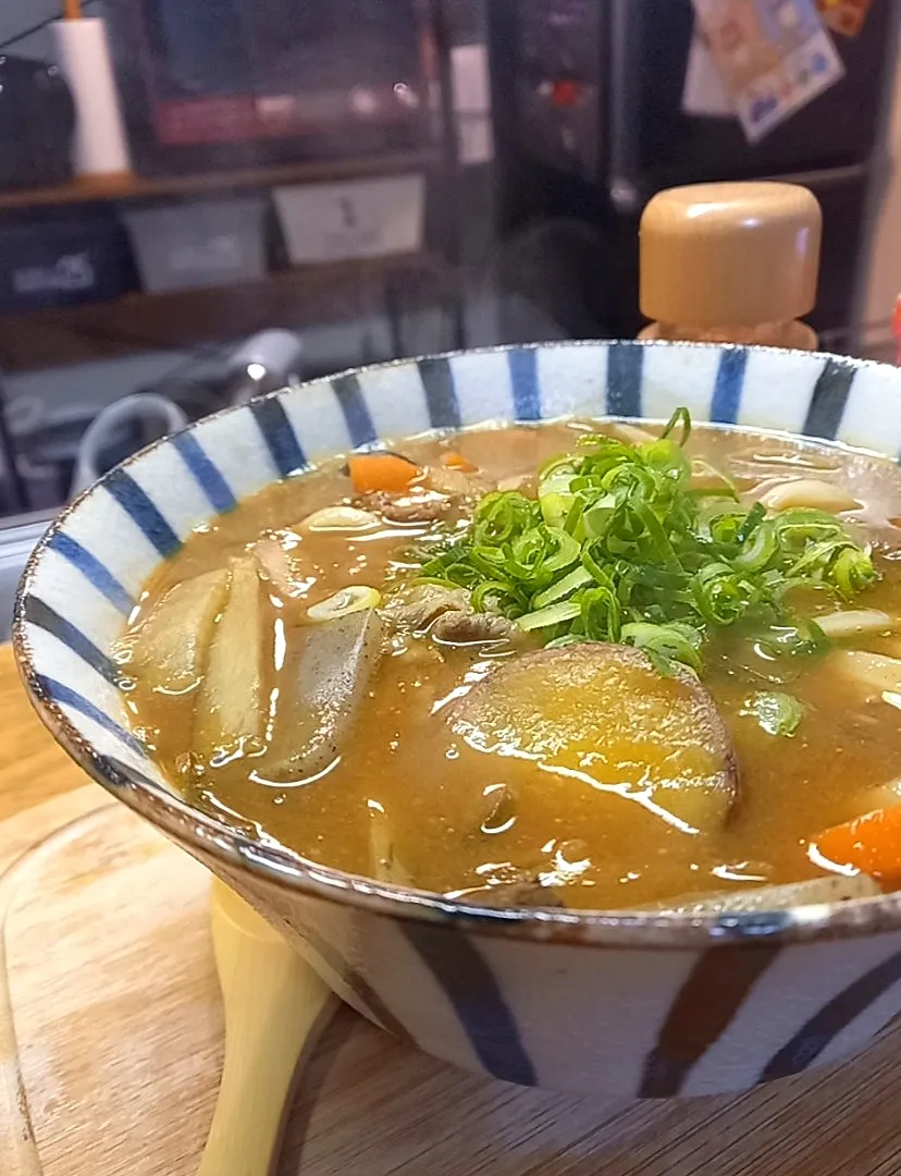 豚汁ｶﾚｰうどん|まりおさん