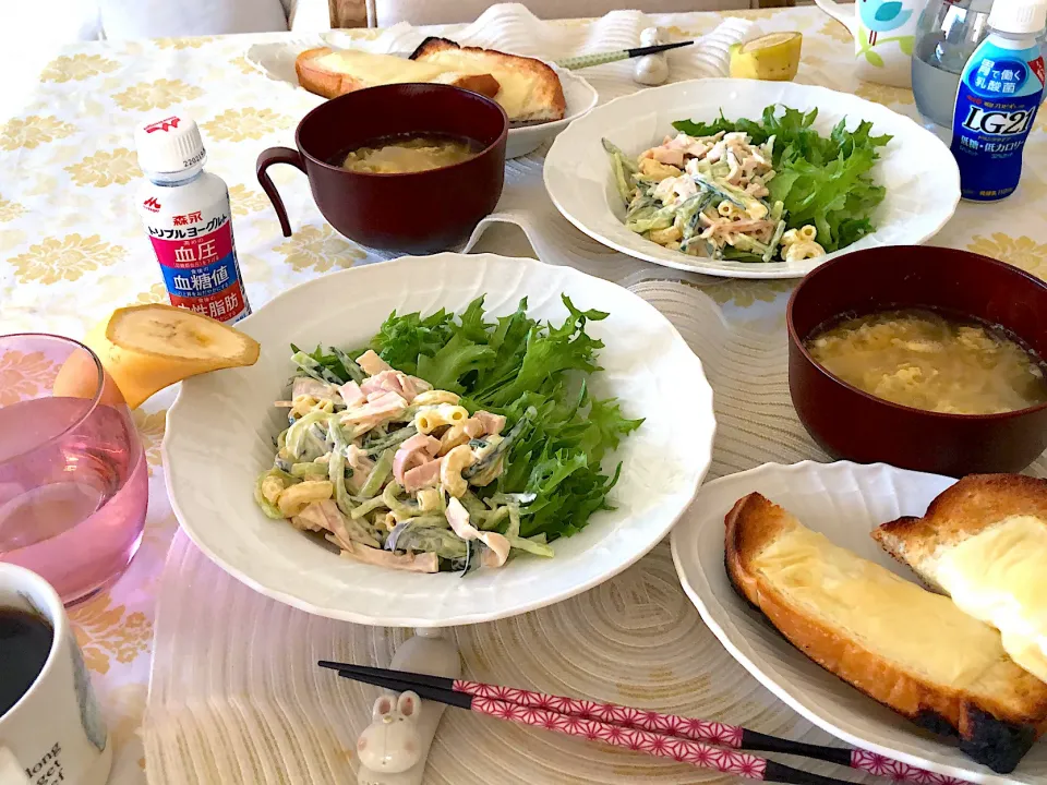 チーズトースト朝食❣️|もこさん