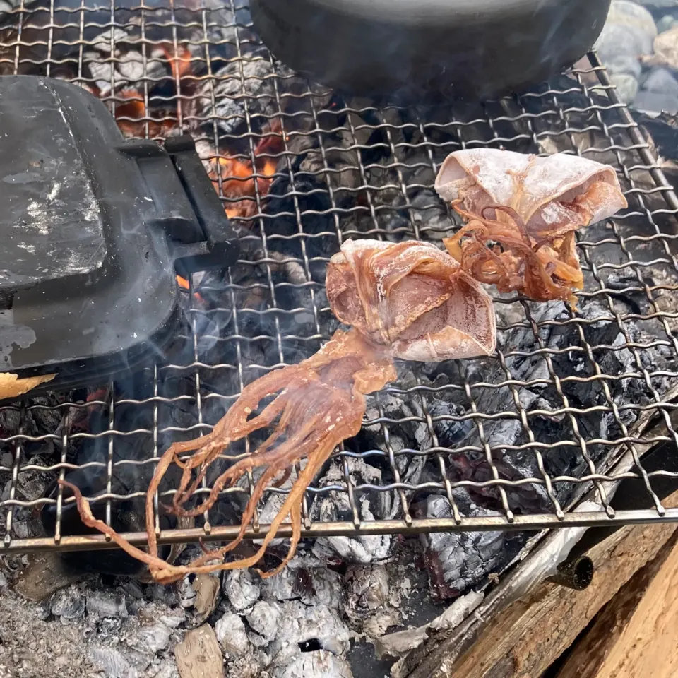 キャンプ飯⛺️するめ|とももさん