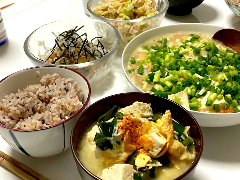 豆腐とえびのうま煮、浦里の夜ごはん🍚|こえりさん