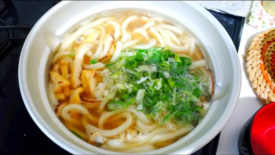 Snapdishの料理写真:2/11の朝食
あさり入り煮込みうどん🍜|卯月さん