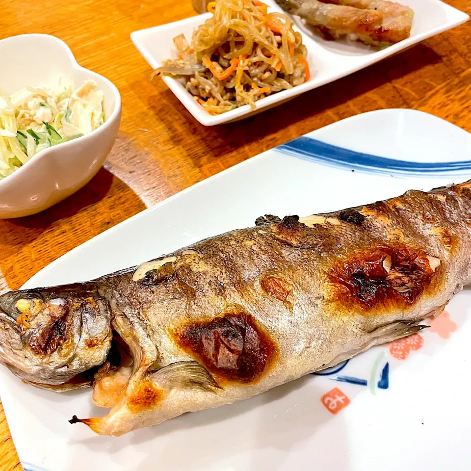 岩魚の塩焼き|だまさん