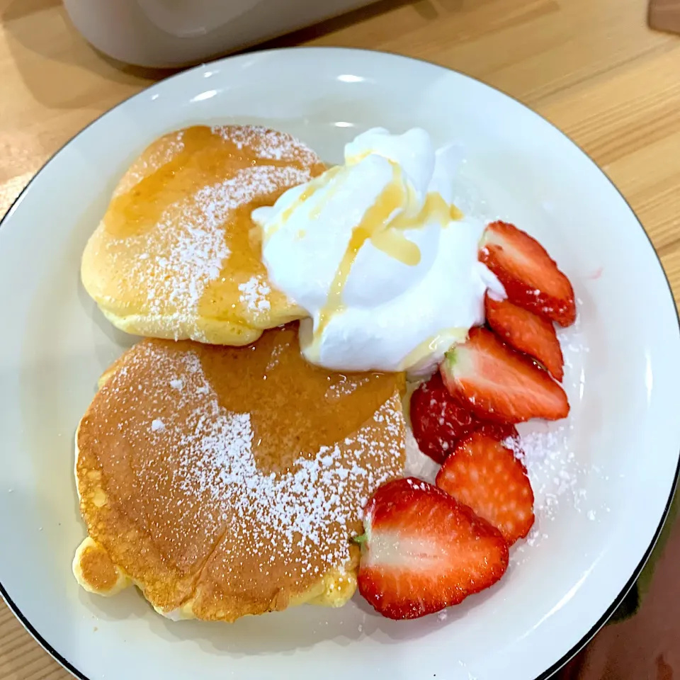 ふわふわスフレパンケーキ|ぺろたんさん