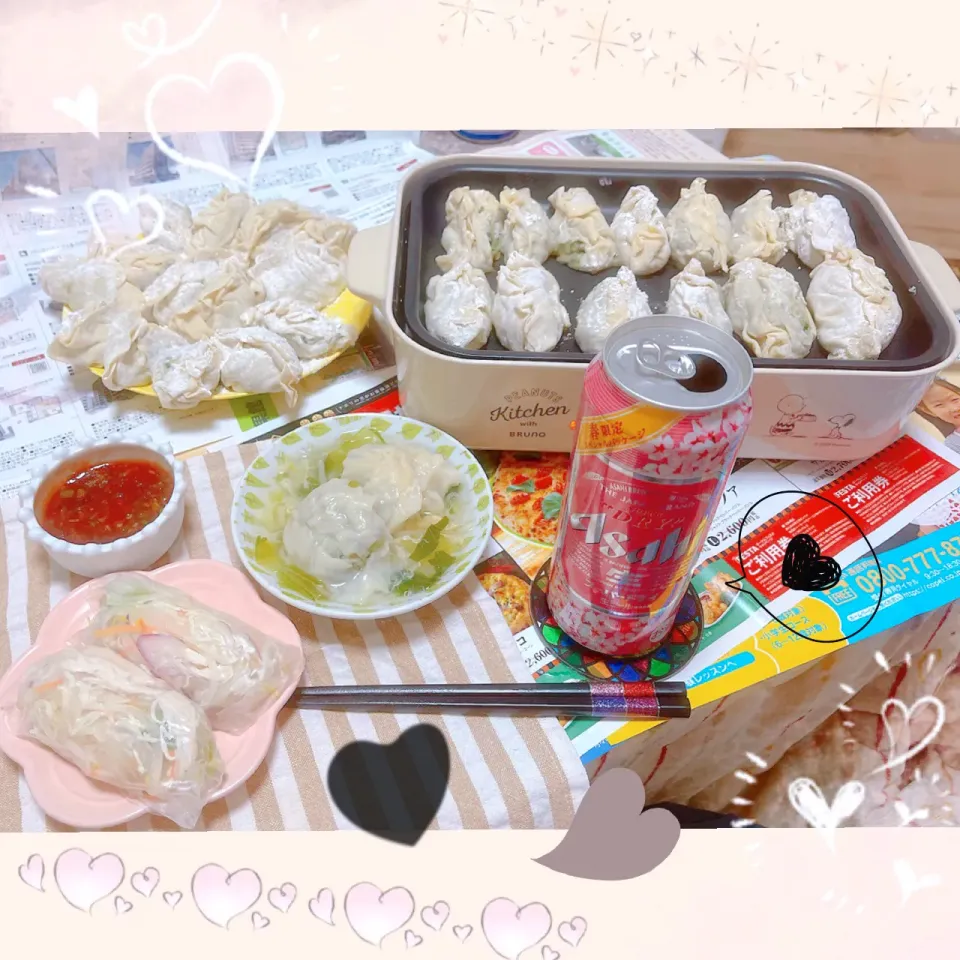 Snapdishの料理写真:２／１２ ｓａｔ 晩ごはん🍴＊○°|rinaronarさん