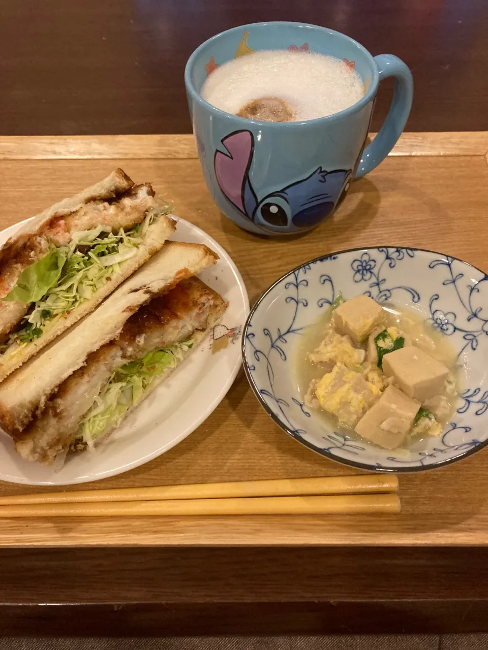 Snapdishの料理写真:クリームコロッケのホットサンド|なつこいっきママさん