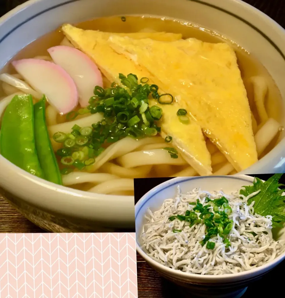 かやくうどん & ミニしらす丼|mottoさん