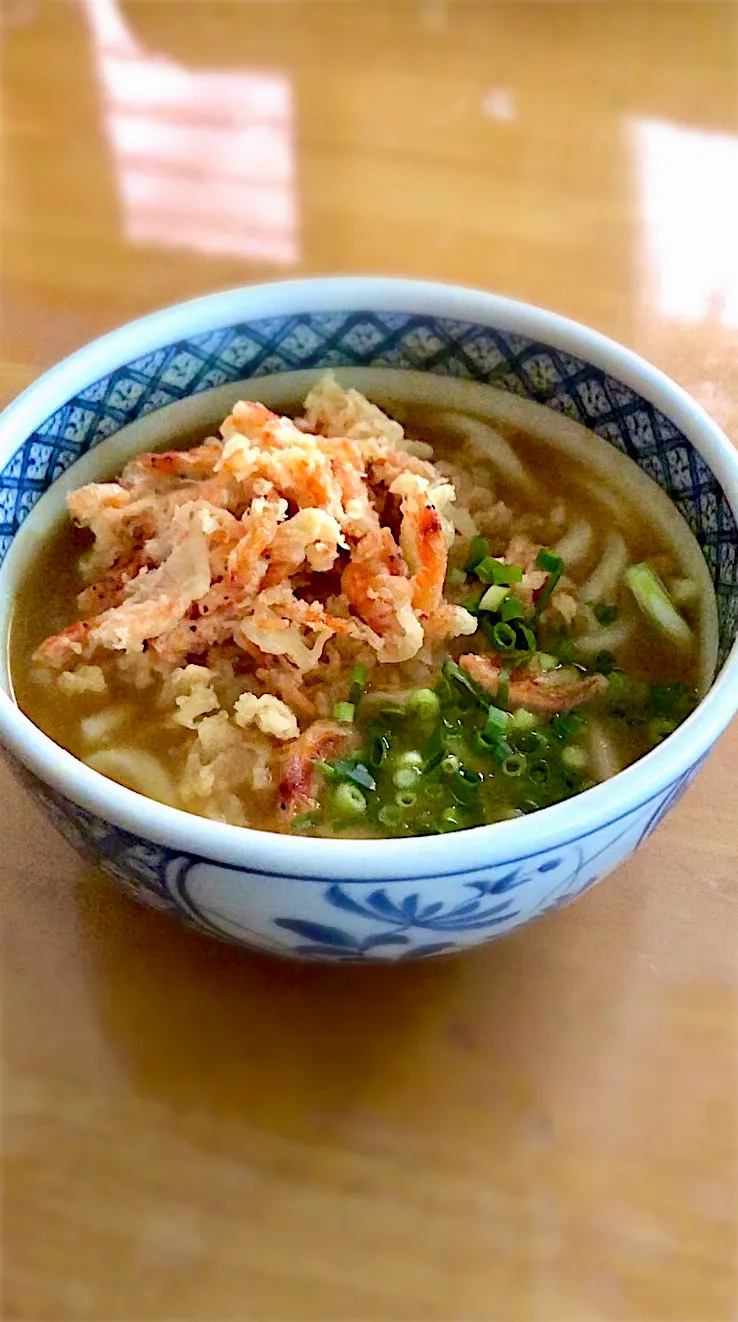 桜海老かき揚げ蕎麦屋のカレーうどん風|ガク魁‼︎男飯さん