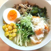 Snapdishの料理写真:かに出汁味噌ラーメン|turnip lifeさん