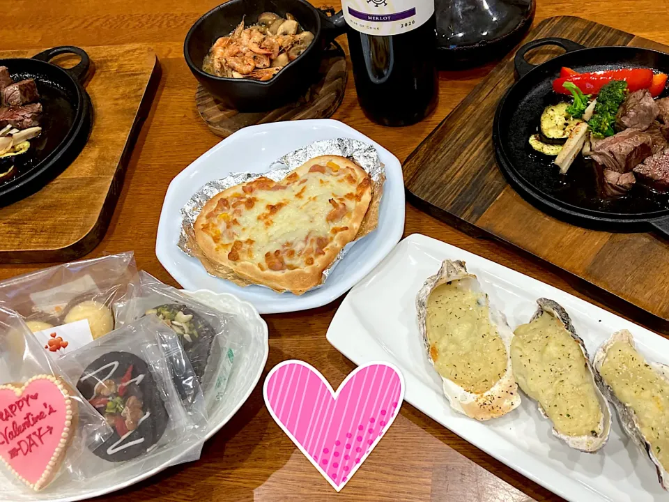 Snapdishの料理写真:バレンタイン イヴのDinner💖|sakuramochiさん