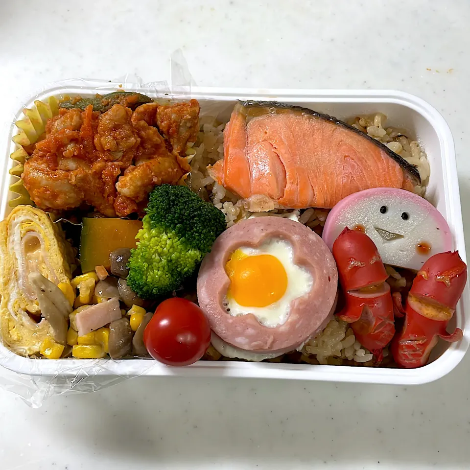 Snapdishの料理写真:2022年2月14日　オレ弁当♪|クッキングおやぢさん