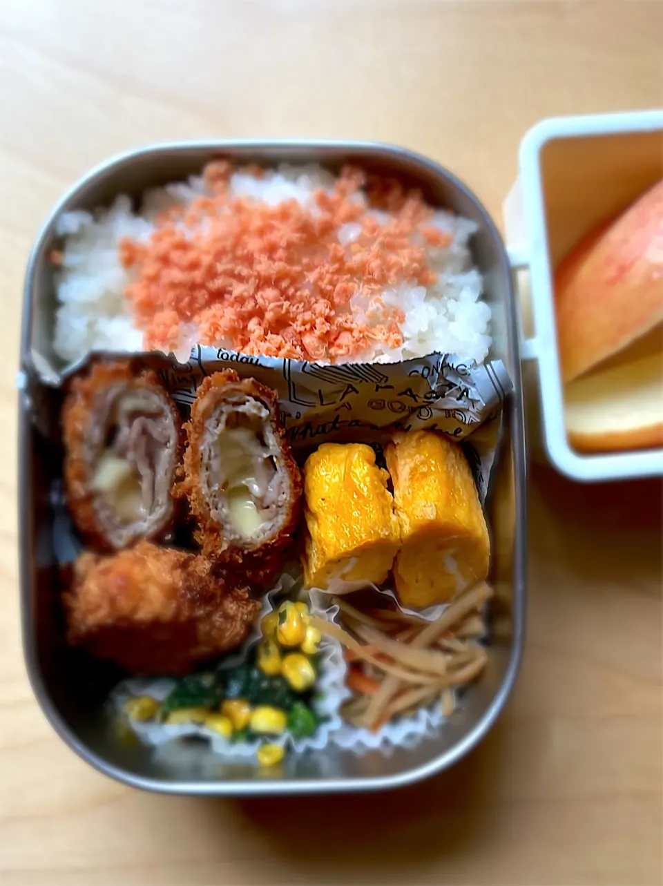 今日の中学生男子弁当🍱|はぴたさん