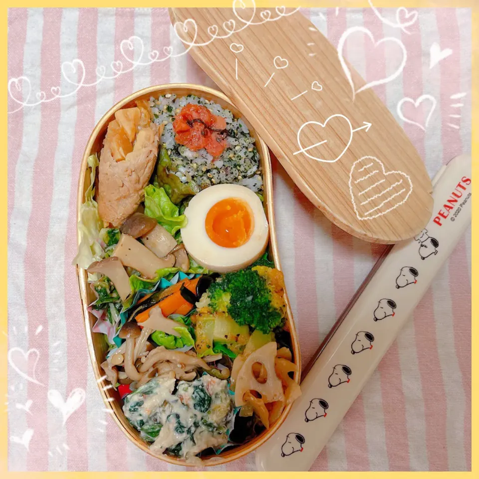 ２／１４ ｍｏｎ タケノコ肉巻き弁当🍴|rinaronarさん