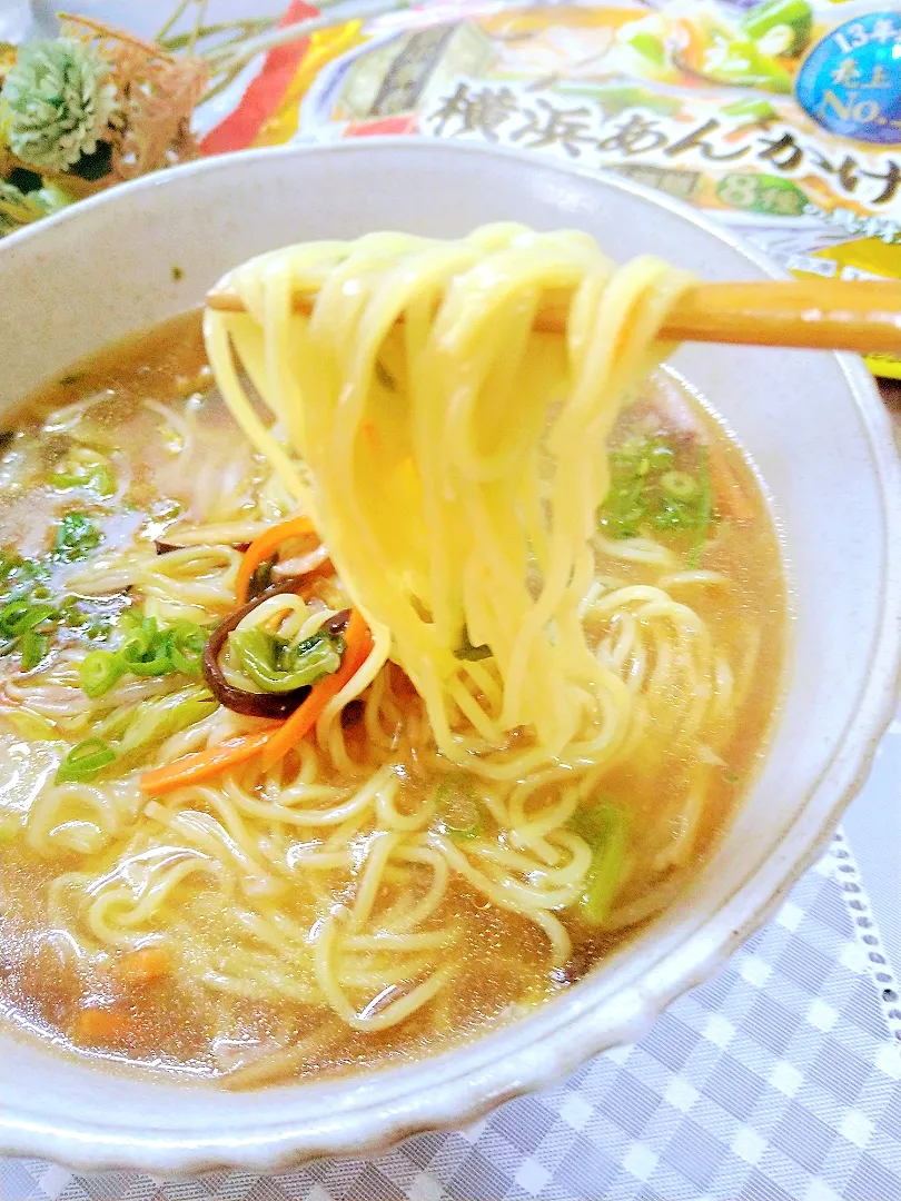 Snapdishの料理写真:おかちさんの料理 横浜あんかけラーメン🍀*゜|fumi ◡̈⋆さん