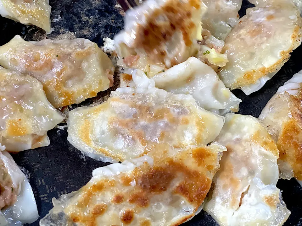 Snapdishの料理写真:Beef gyoza|yeni kartikasariさん