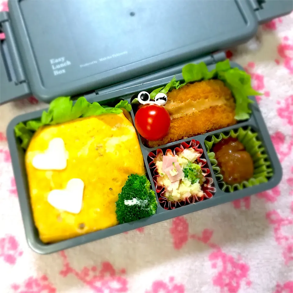 JK1弁当🍱〜そばめしオムライス・コロッケ・ミートボール・ポテサラ|華恋さん