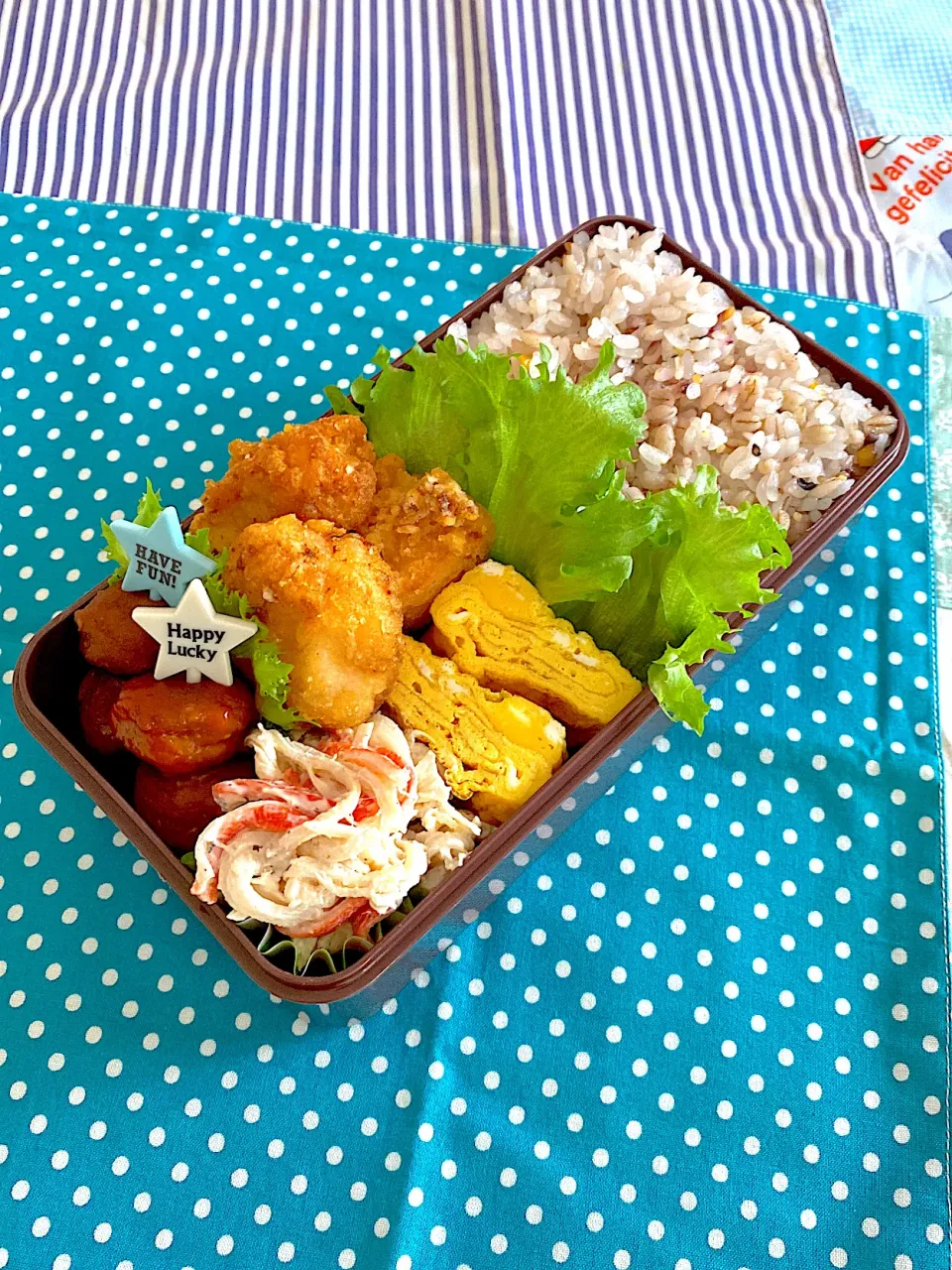 唐揚げ弁当💕|いちごさん