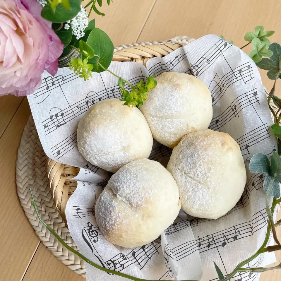 2/15❤︎手作り豆腐パン🍞🌱
ランチのパンが無かったので久しぶりにパンを焼きました☺️|Makinsさん