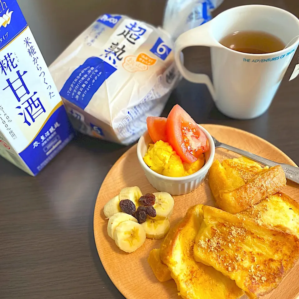 甘酒フレンチトースト|ちぐあささん