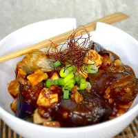 麻婆ナス豆腐丼🍚