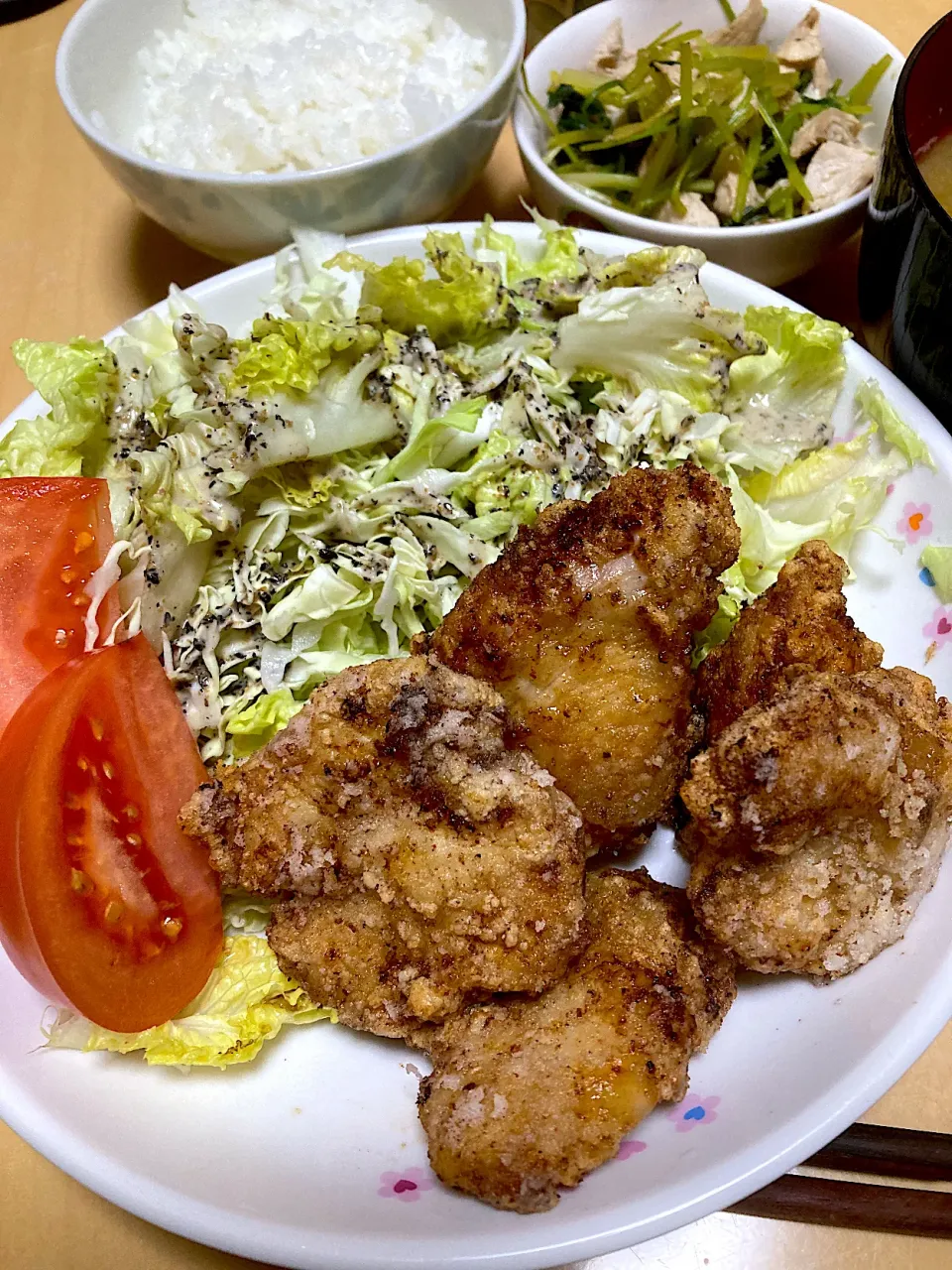 単身赴任中の男飯(唐揚げ)|おおもりの星さん