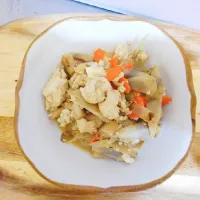 野菜たっぷり炒り豆腐|しのさん