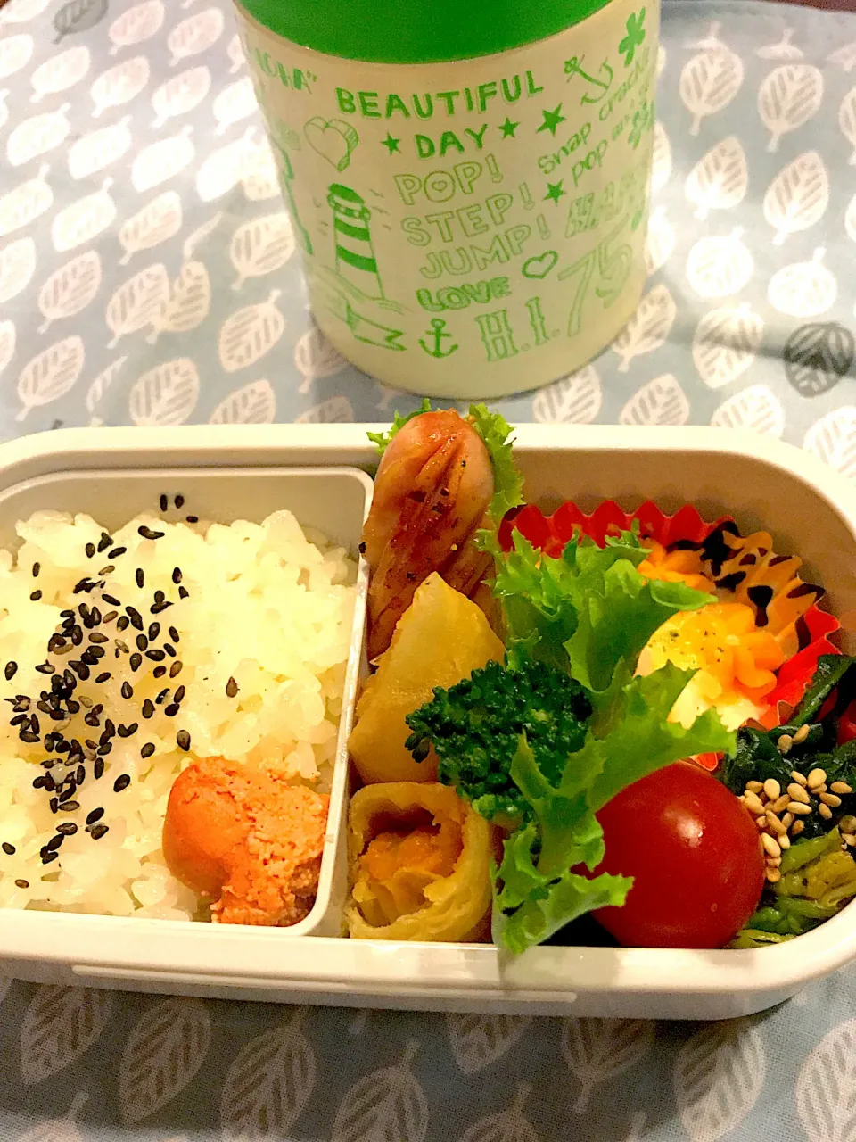 2022.2.16  ＊今日のお弁当＊ほうれん草の胡麻和え＊|rinrin*mama*さん