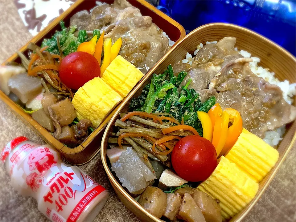 Snapdishの料理写真:今日の夫婦弁⁽⁽ ◟(灬 ˊωˋ 灬)◞ ⁾⁾💕|桃実さん