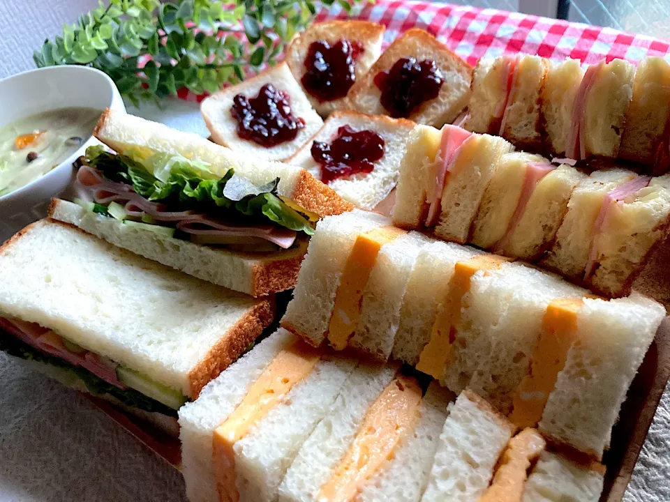 ＊サンドイッチ朝食🥪＊|＊抹茶＊さん