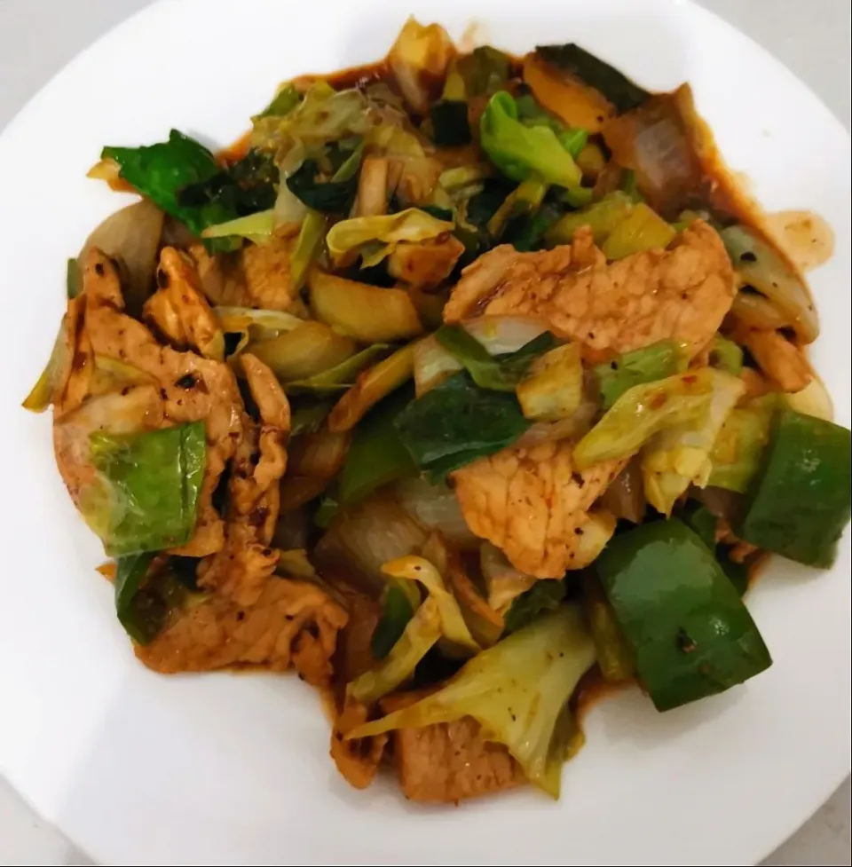 Snapdishの料理写真:My first post. My husband is japanese. He cooked this. It's so good!I forgot the name of this dish. When can i do my diet?😅|Hime Miyaさん