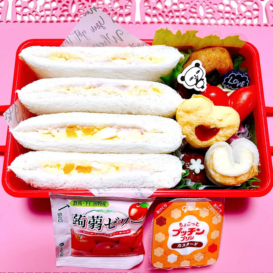 たまごサンドイッチ🥪お弁当🍱|miyurumoさん