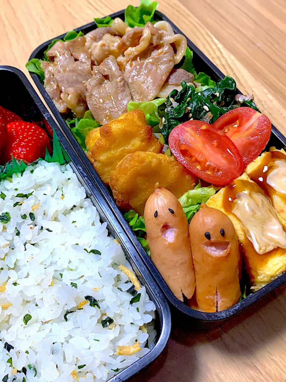 男子高校生のお弁当|ゆちさん