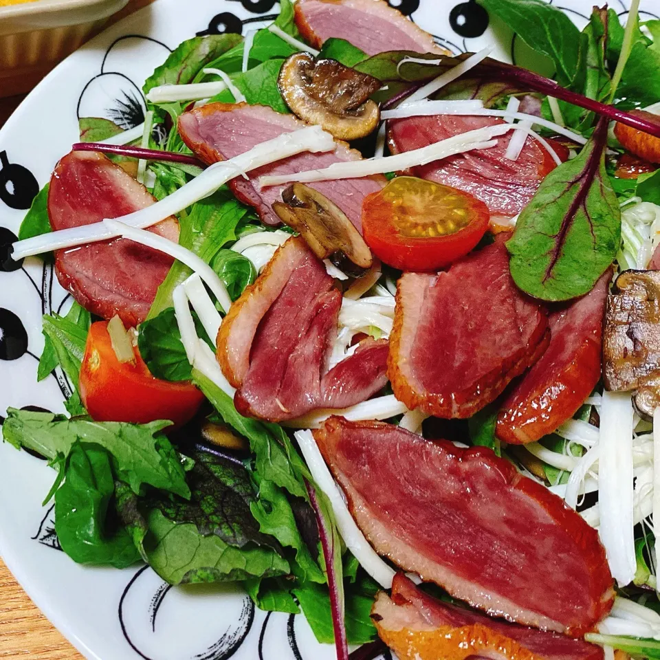 合鴨スモークのサラダ🥗|naoさん