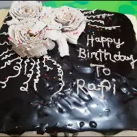 chocolate birthday cake|Rasheda's Houseさん