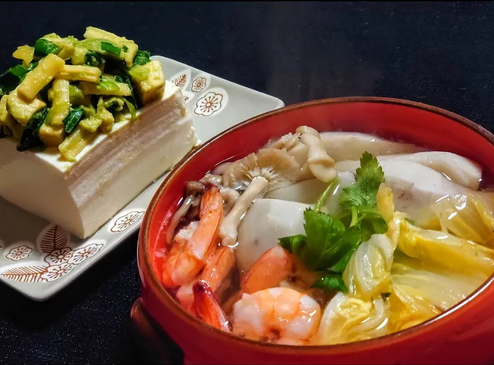 海老芋×海老 しいたけ茶鍋
アボニラチな奴|マギーさん