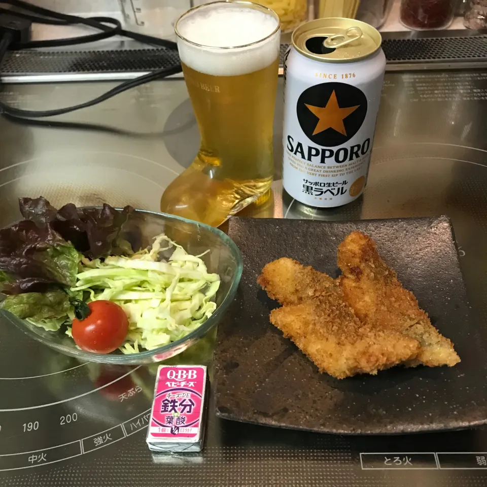 タラのフライで家飲み|sanaeさん