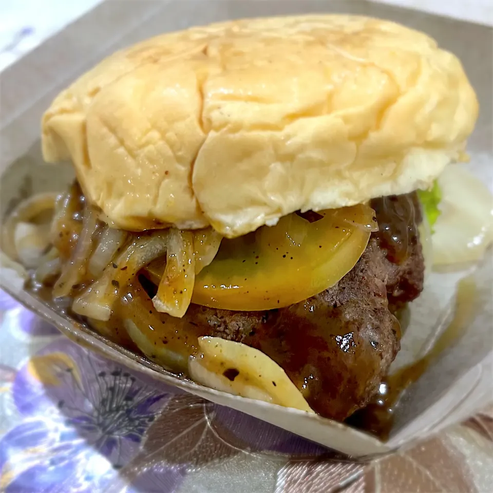 Snapdishの料理写真:Lamb burger|dynaさん