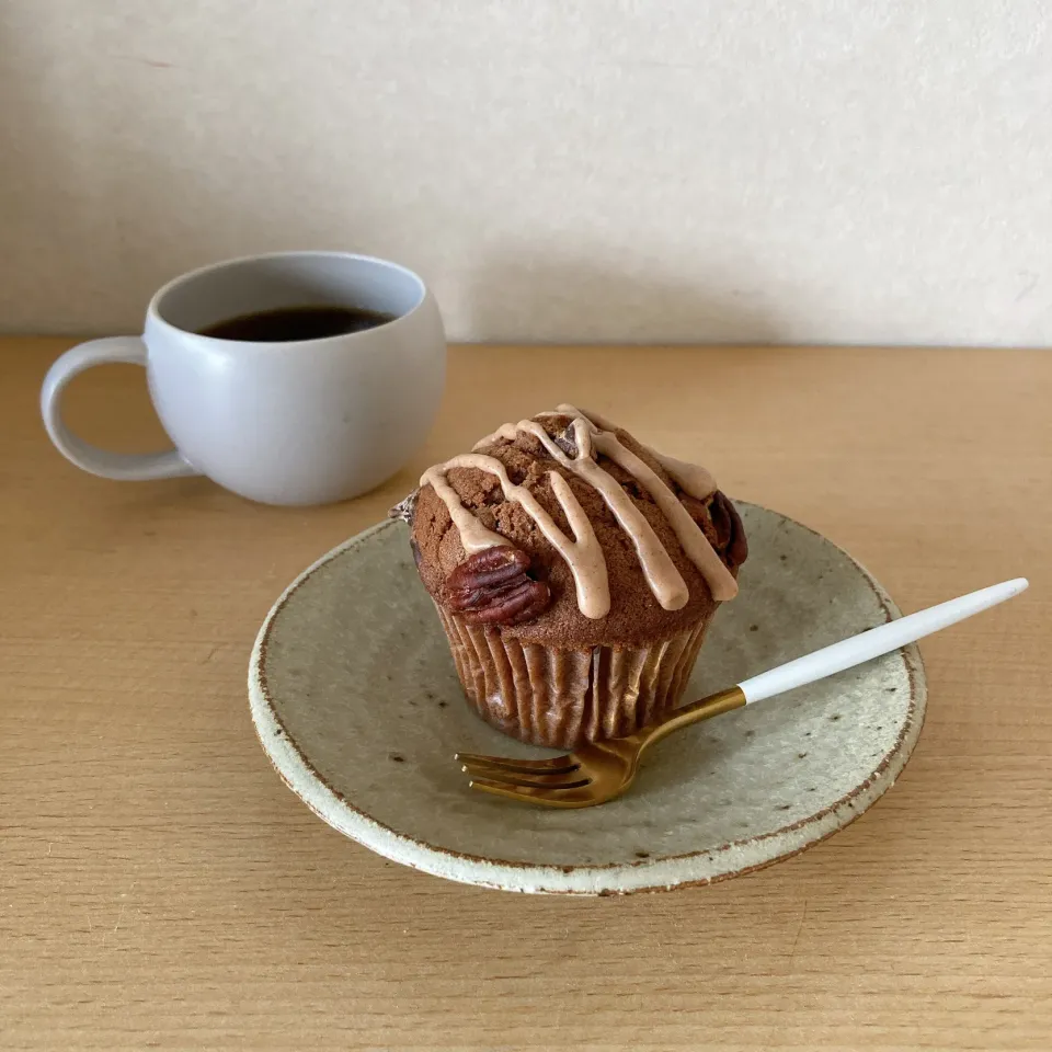 ピーカンナッツのマフィン🥧☕️|ちゃみこさん